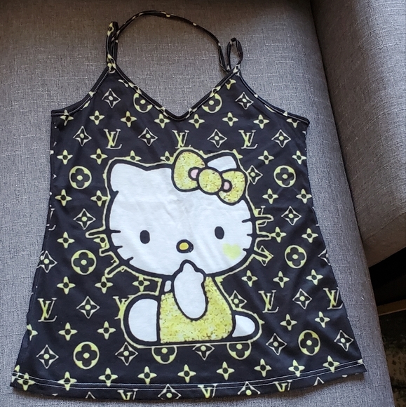 Black Kitty Halter Shift Family Set main image 1